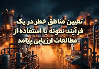 تعیین مناطق خطر در یک فرآیند نمونه با استفاده از مطالعات ارزیابی پیامد