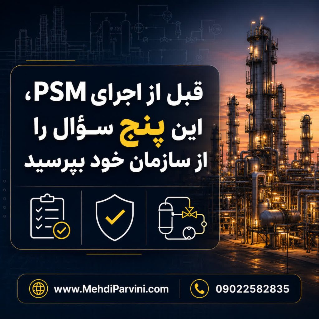 قبل از اجرای PSM، این ۵ سؤال را از سازمان خود بپرسید