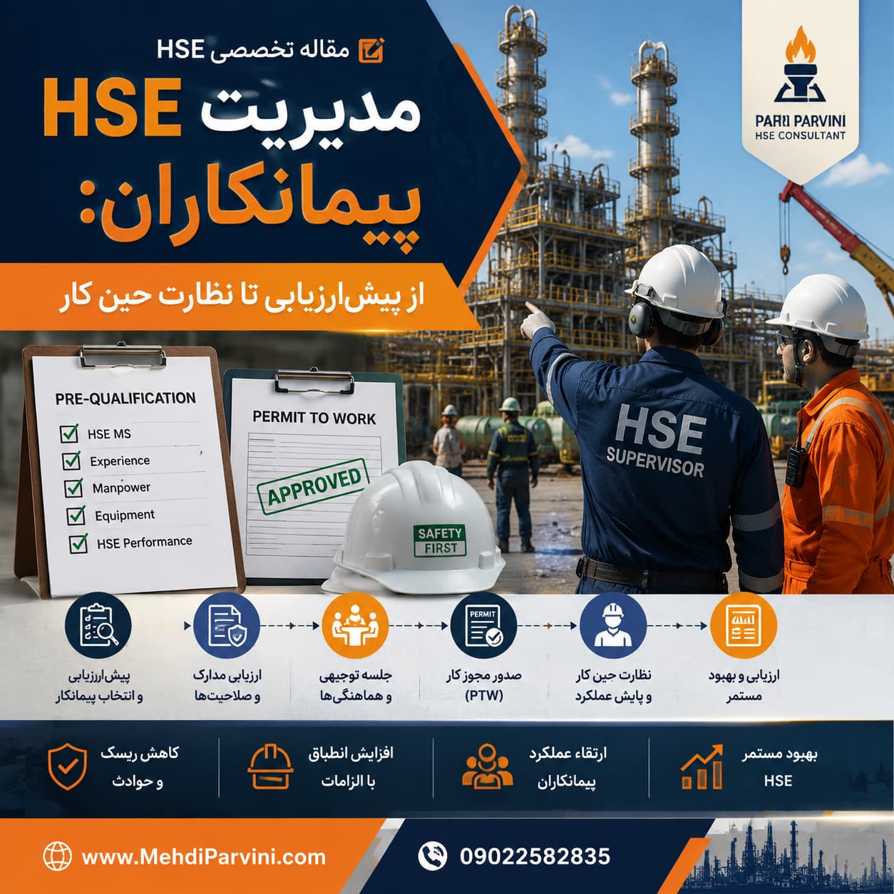 مدیریت HSE پیمانکاران