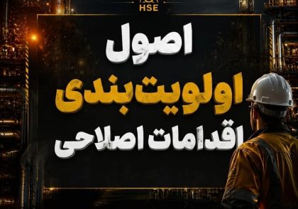 اصول اولویت بندی اقدامات اصلاحی HSE