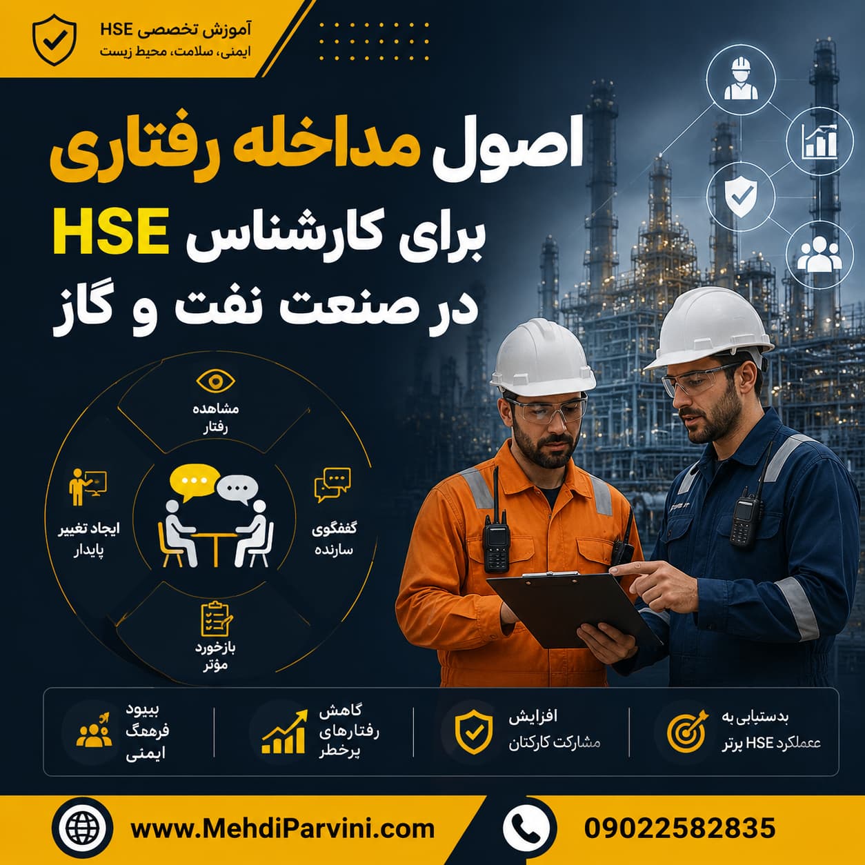 مداخله رفتاری برای کارشناس HSE