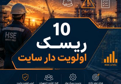 ریسک های اولویت دار سایت