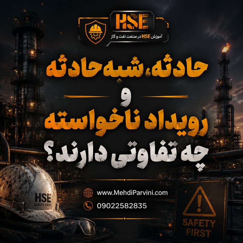 تفاوت رخداد، حادثه و شبه حادثه