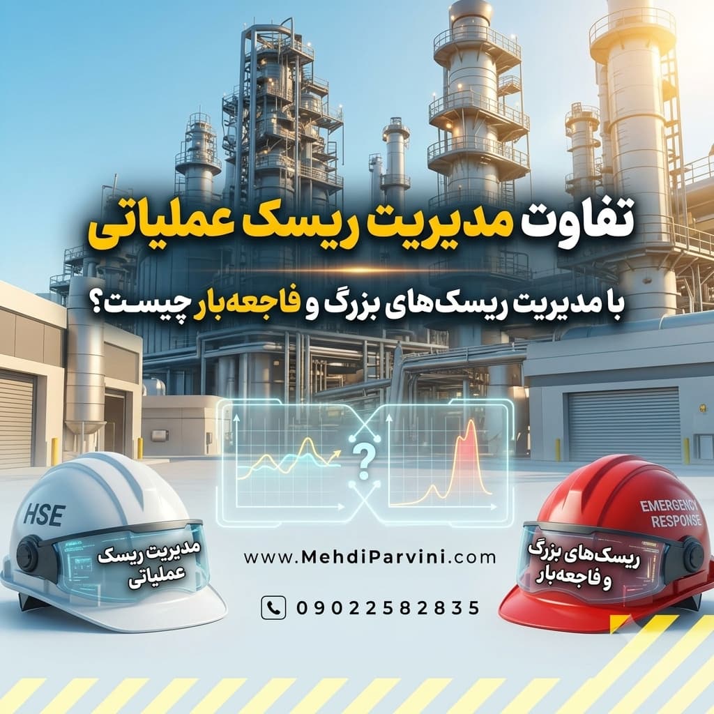 تفاوت مدیریت ریسک عملیاتی با مدیریت ریسک‌های بزرگ و فاجعه‌بار چیست؟