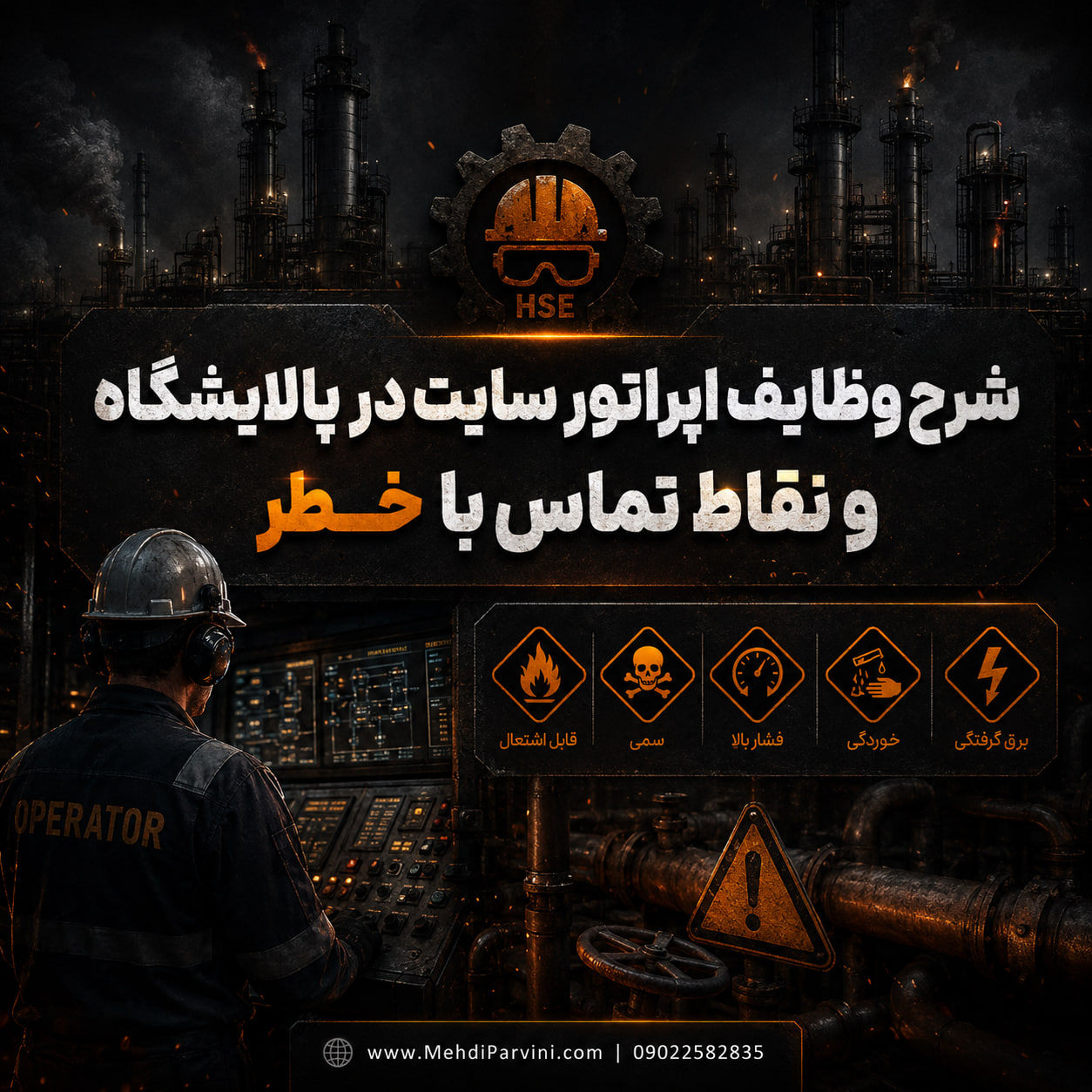 شرح وظایف شغلی اپراتور سایت