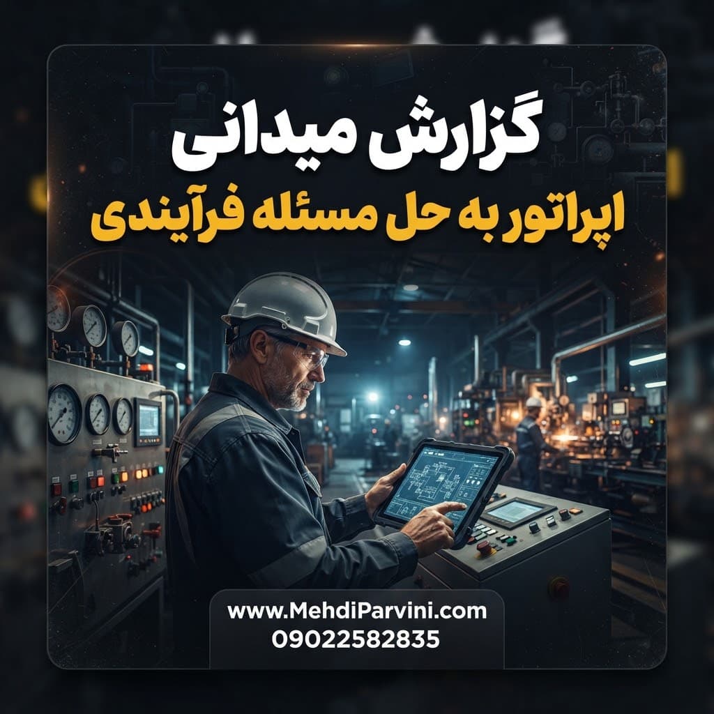 گزارش میدانی اپراتور به حل مسئله فرآیندی