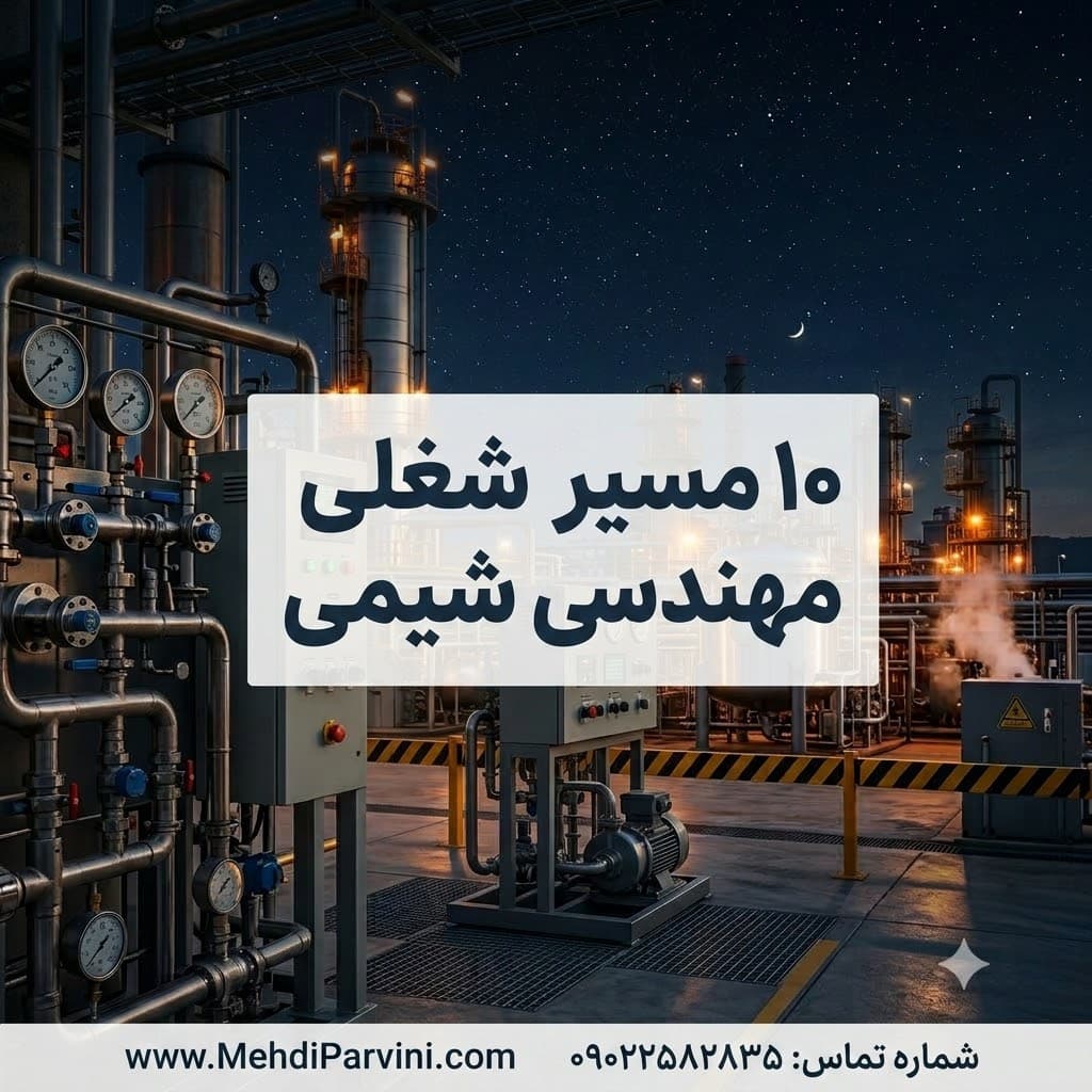 10 مسیر شغلی واقعی مهندسی شیمی