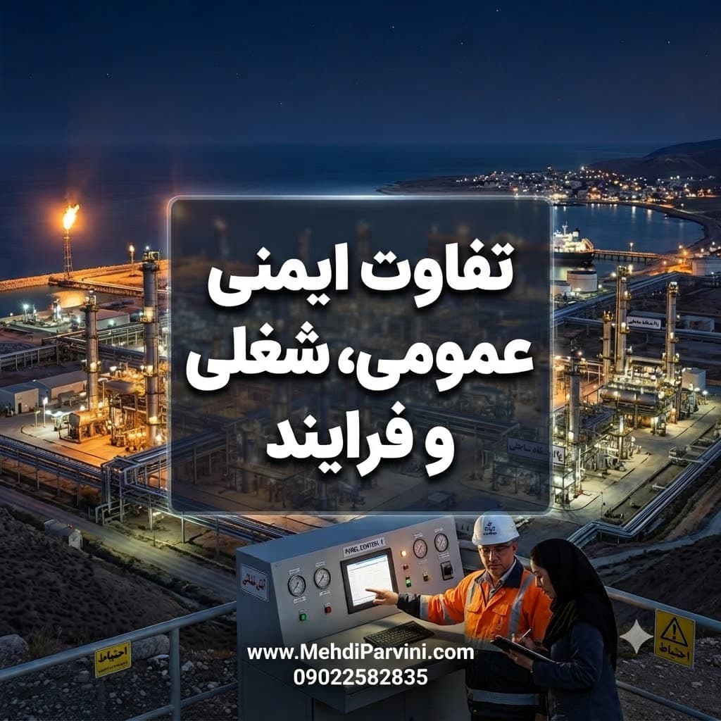 تفاوت ایمنی عمومی، شغلی و فرایند