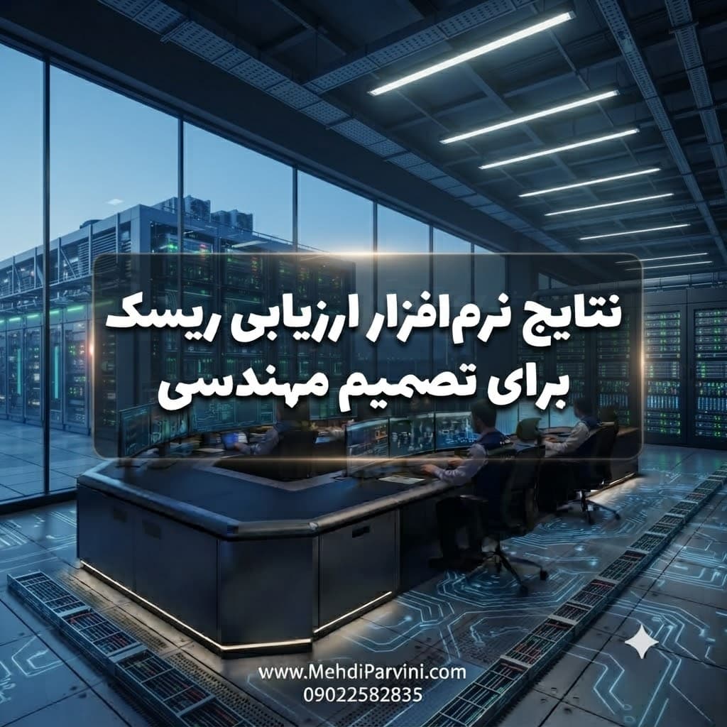 نتایج نرم‌افزار ارزیابی ریسک برای تصمیم مهندسی