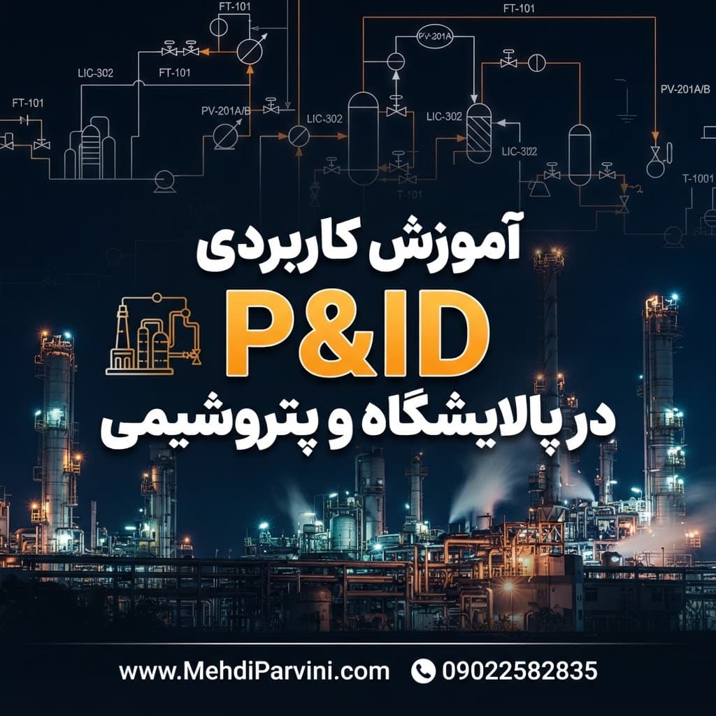 آموزش کاربردی P&ID در پالایشگاه و پتروشیمی