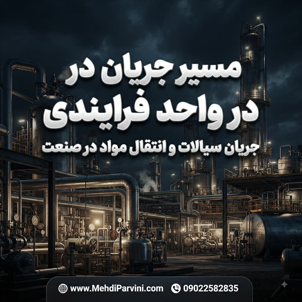 مسیر جریان را در واحد فرایندی