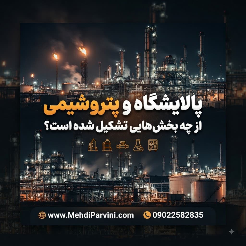 پالایشگاه و پتروشیمی از چه بخش‌هایی تشکیل شده است؟