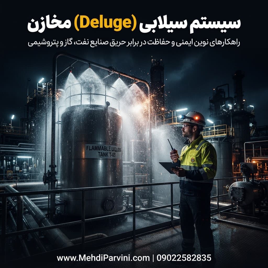 سیستم سیلابی (Deluge) مخازن