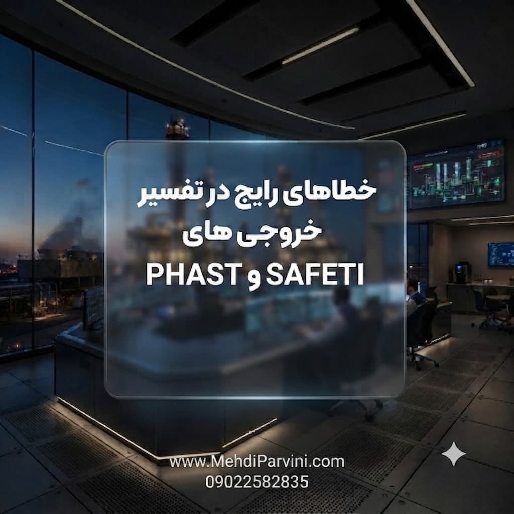 خطاهای رایج در تفسیر خروجی‌های PHAST و SAFETI