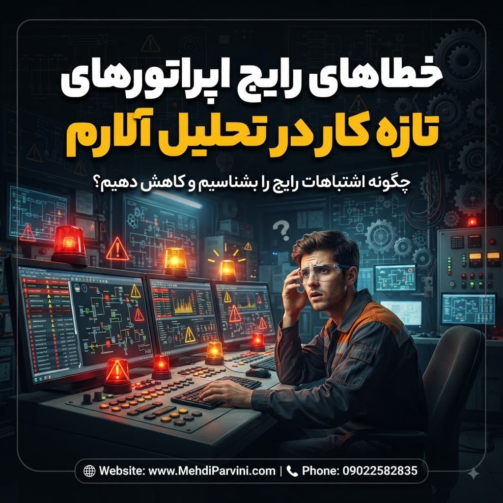خطاهای رایج اپراتورهای تازه کار در تحلیل آلارم