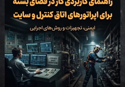 راهنمای کاربردی کار در فضای بسته برای اپراتورهای اتاق کنترل و سایت