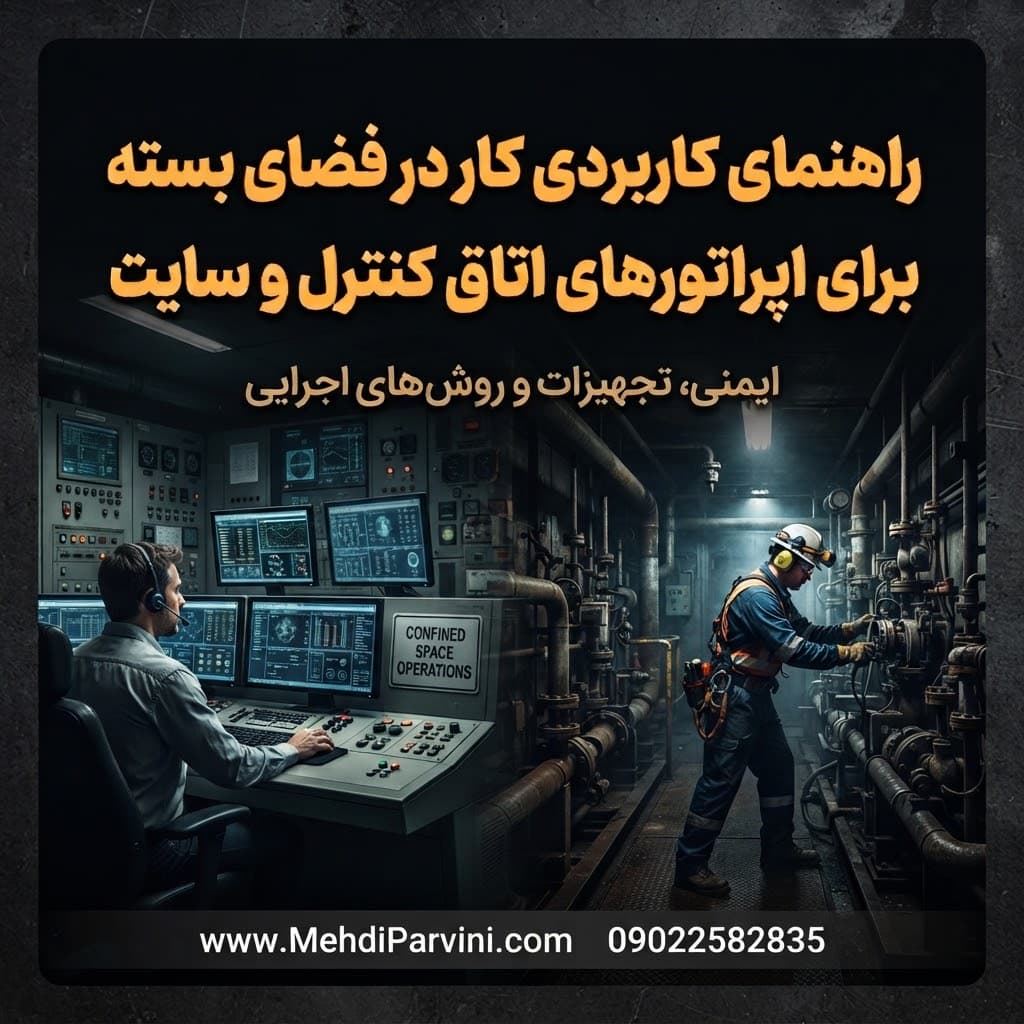 راهنمای کاربردی کار در فضای بسته برای اپراتورهای اتاق کنترل و سایت
