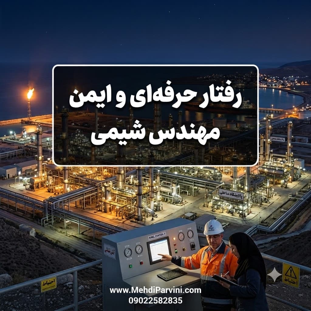 رفتار حرفه‌ای و ایمن مهندس شیمی