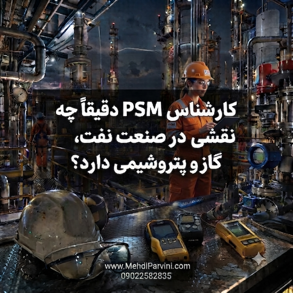 کارشناس PSM دقیقاً چه نقشی در صنعت نفت، گاز و پتروشیمی دارد؟