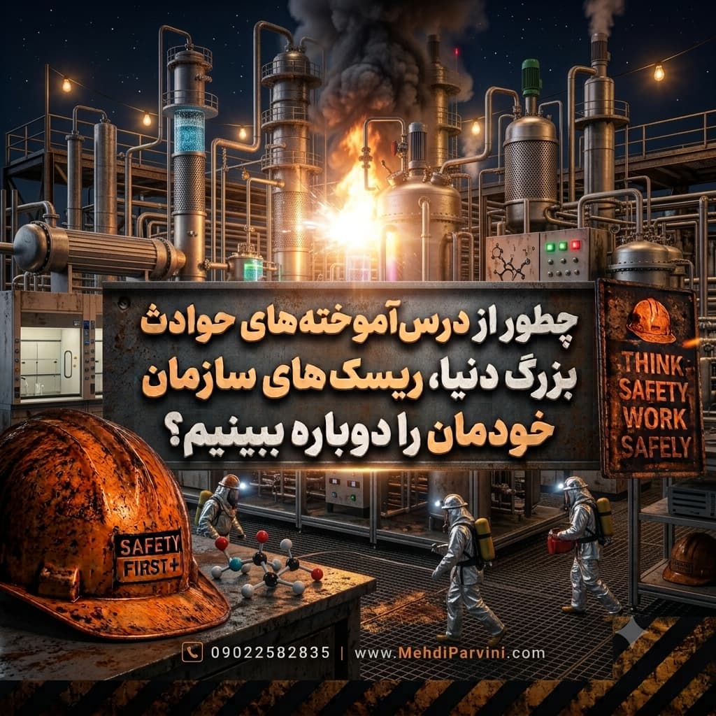 چطور از درس‌آموخته‌های حوادث بزرگ دنیا، ریسک‌های سازمان خودمان را دوباره ببینیم؟