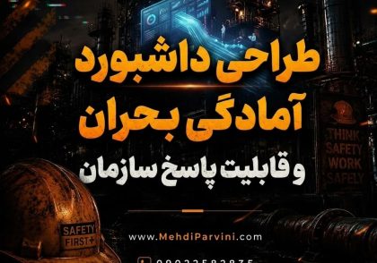 طراحی داشبورد آمادگی بحران و قابلیت پاسخ سازمان