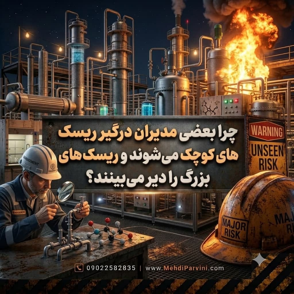 چرا بعضی مدیران درگیر ریسک‌های کوچک می‌شوند و ریسک‌های بزرگ را دیر می‌بینند؟