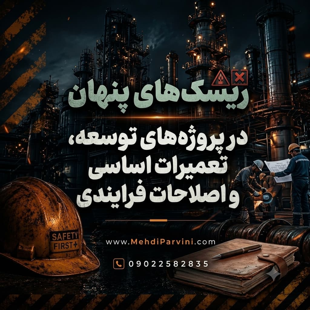 ریسک‌های پنهان در پروژه‌های توسعه، تعمیرات اساسی و اصلاحات فرایندی