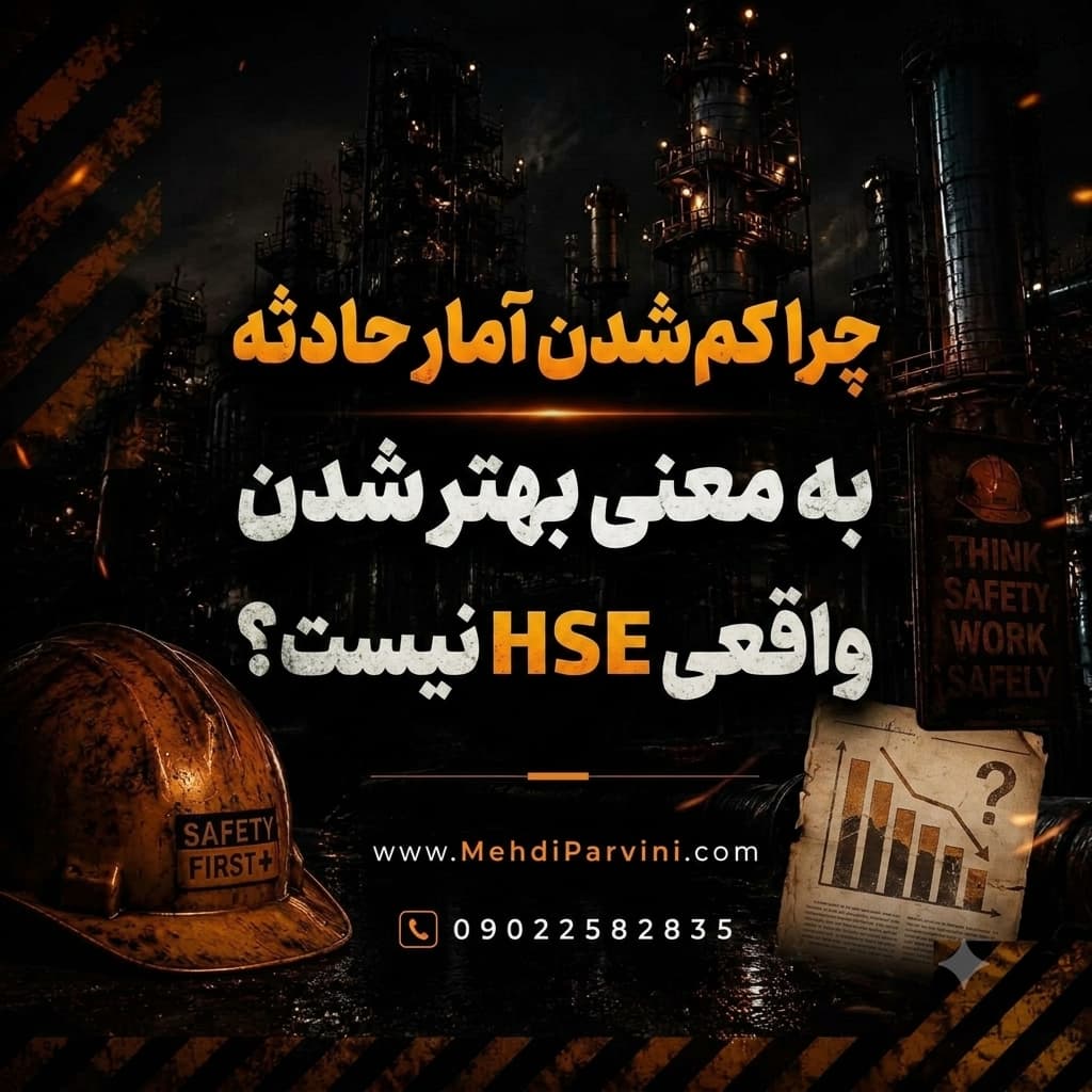 چرا کم‌شدن آمار حادثه همیشه به معنی بهتر شدن واقعی HSE نیست؟