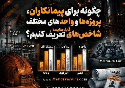چگونه برای پیمانکاران، پروژه‌ها و واحدهای مختلف شاخص‌های قابل مقایسه تعریف کنیم؟