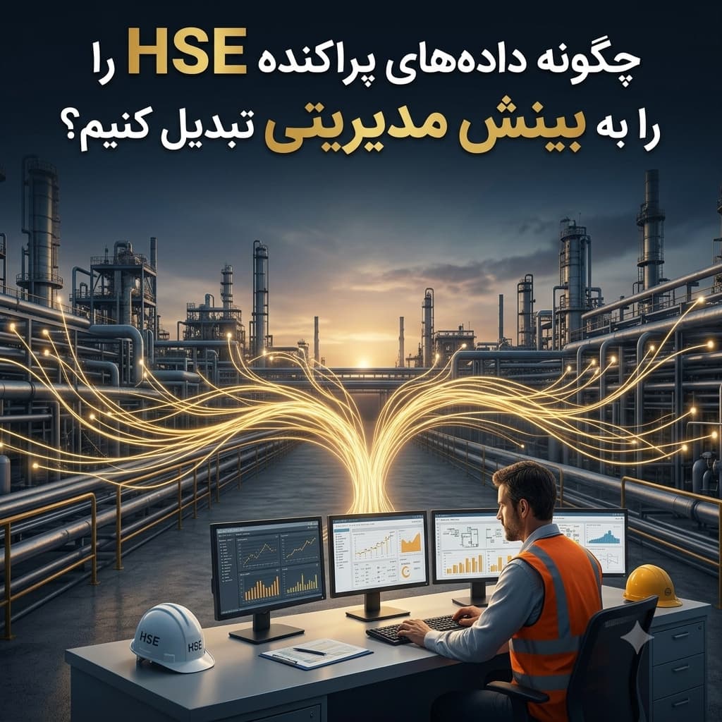چگونه داده‌های پراکنده HSE را به بینش مدیریتی تبدیل کنیم؟