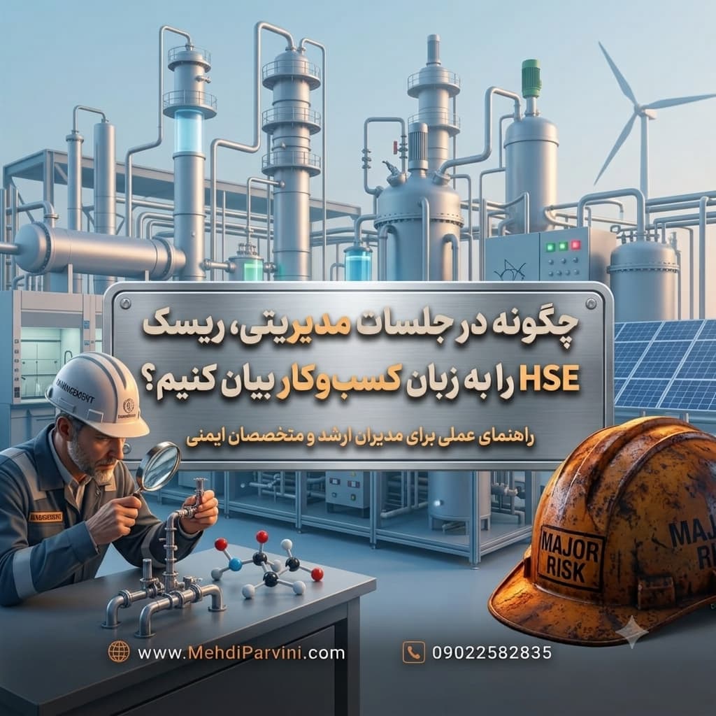 چگونه در جلسات مدیریتی، ریسک HSE را به زبان کسب‌وکار بیان کنیم؟