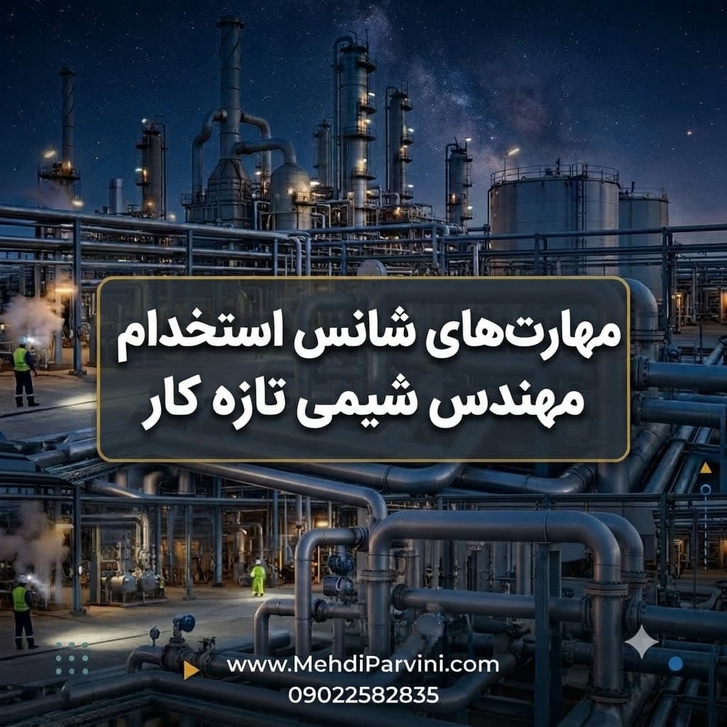 مهارت‌های شانس استخدام مهندس شیمی تازه‌ کار