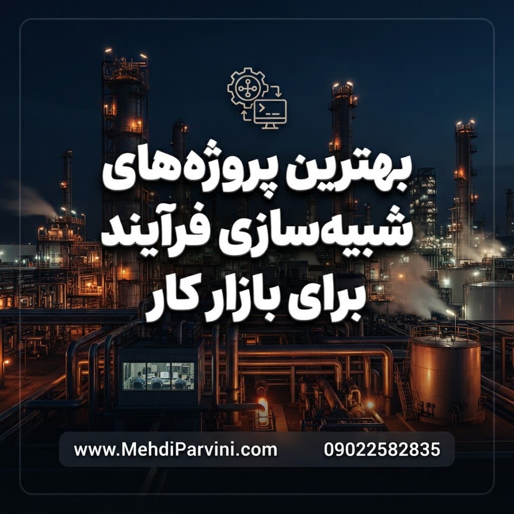 بهترین پروژه‌های شبیه‌سازی فرآیند برای بازار کار
