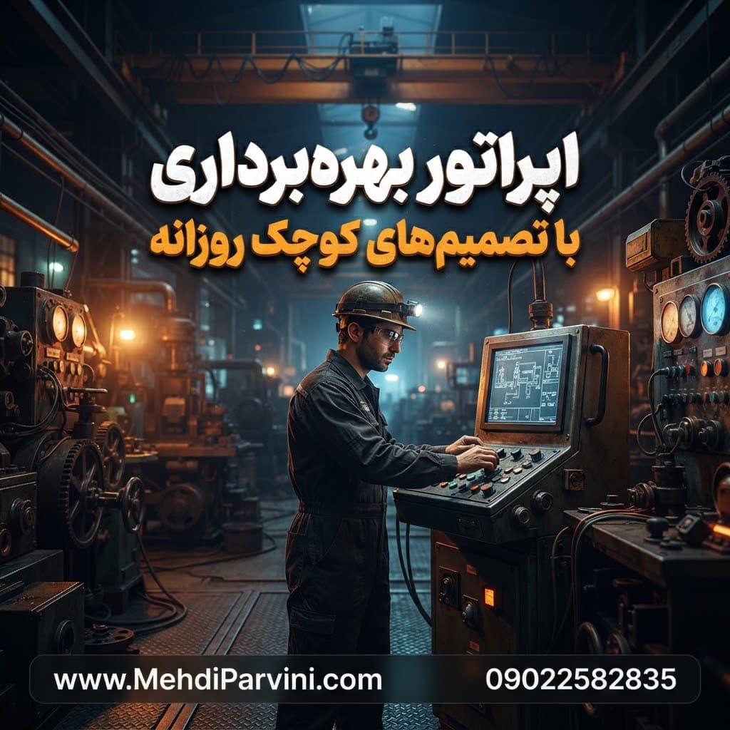 اپراتور بهره‌برداری با تصمیم‌های کوچک روزانه