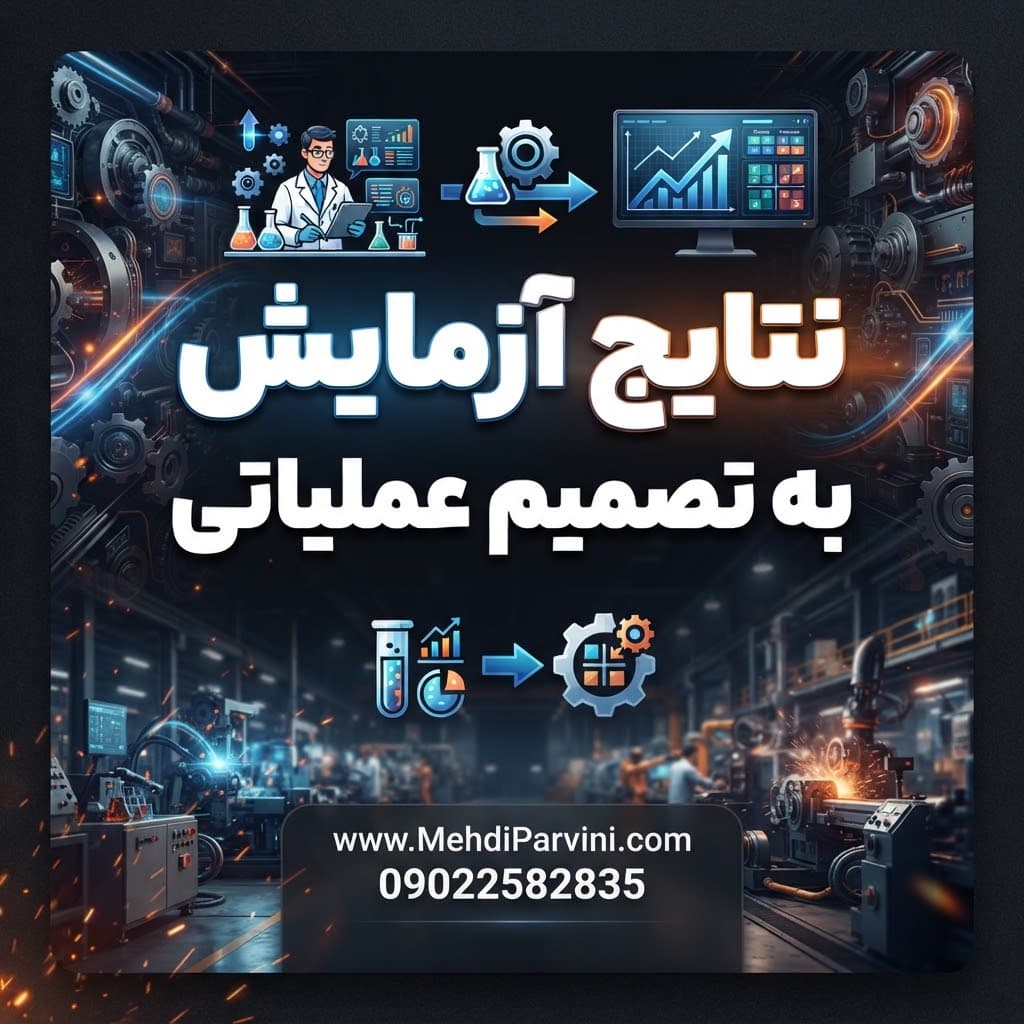 نتایج آزمایش را به تصمیم عملیاتی