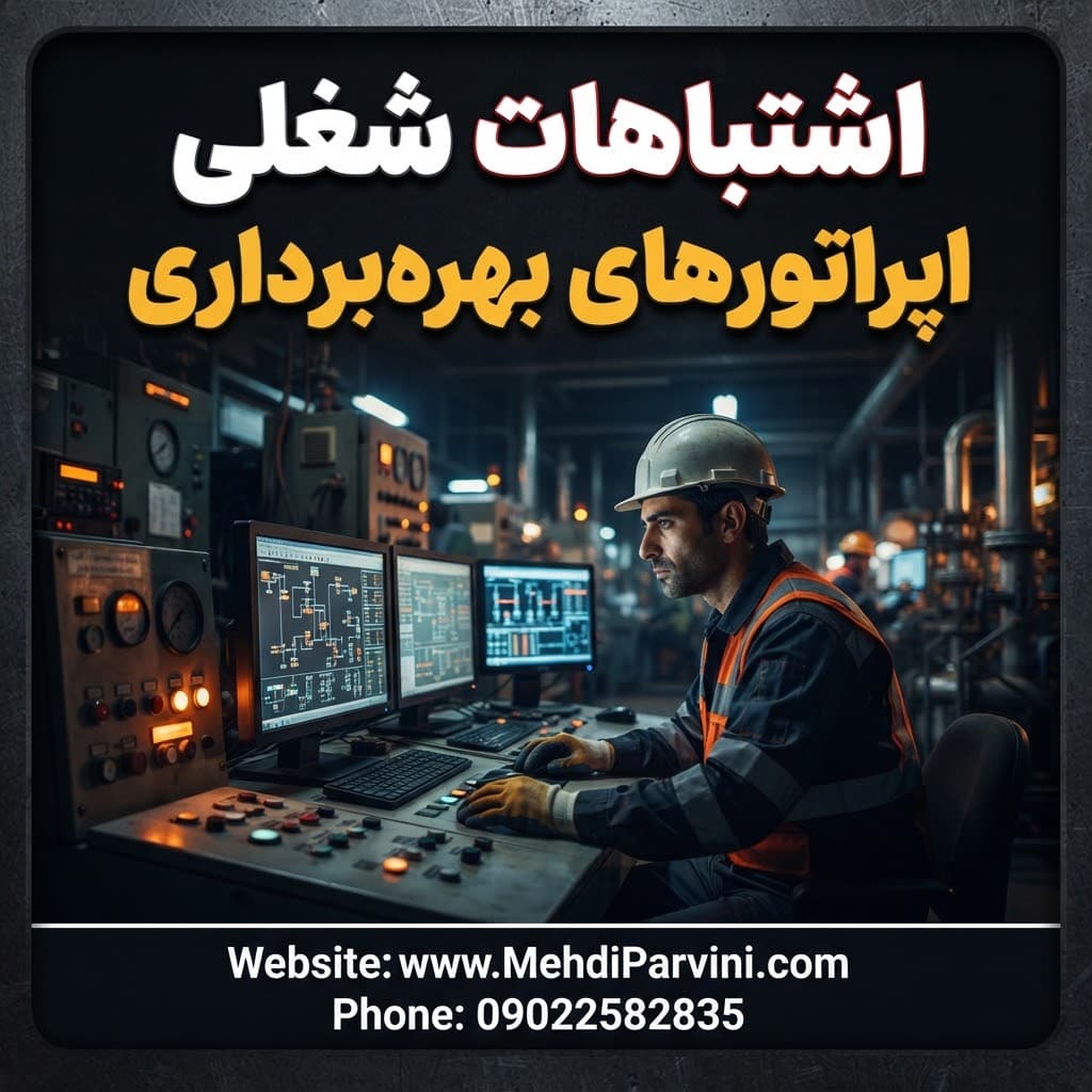 اشتباهات شغلی اپراتورهای بهره‌برداری