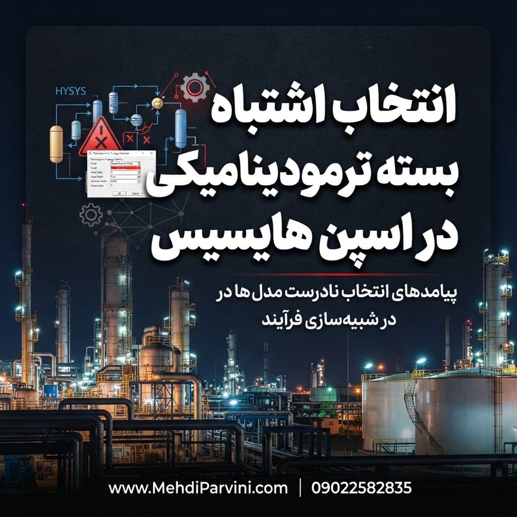 انتخاب اشتباه بسته ترمودینامیکی در اسپن هایسیس