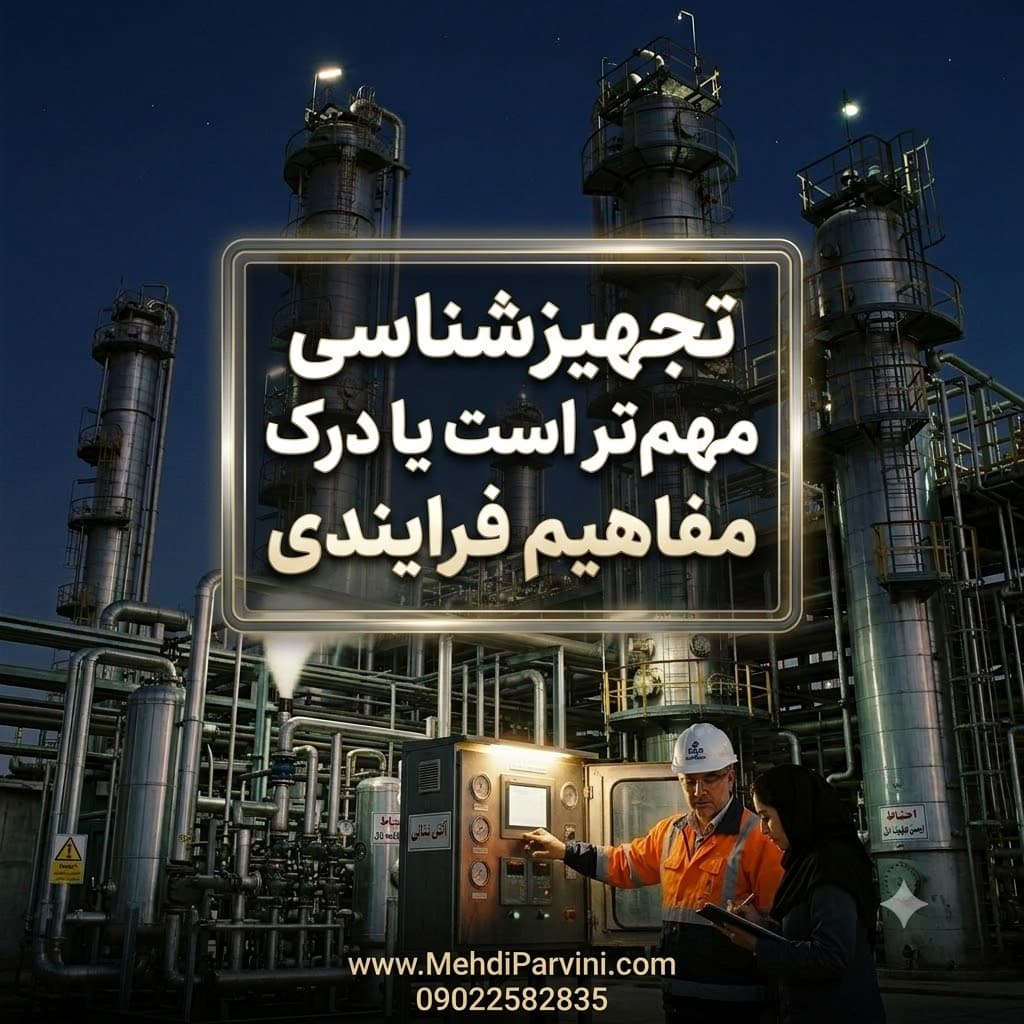 تجهیزشناسی مهم‌تر است یا درک مفاهیم فرایندی