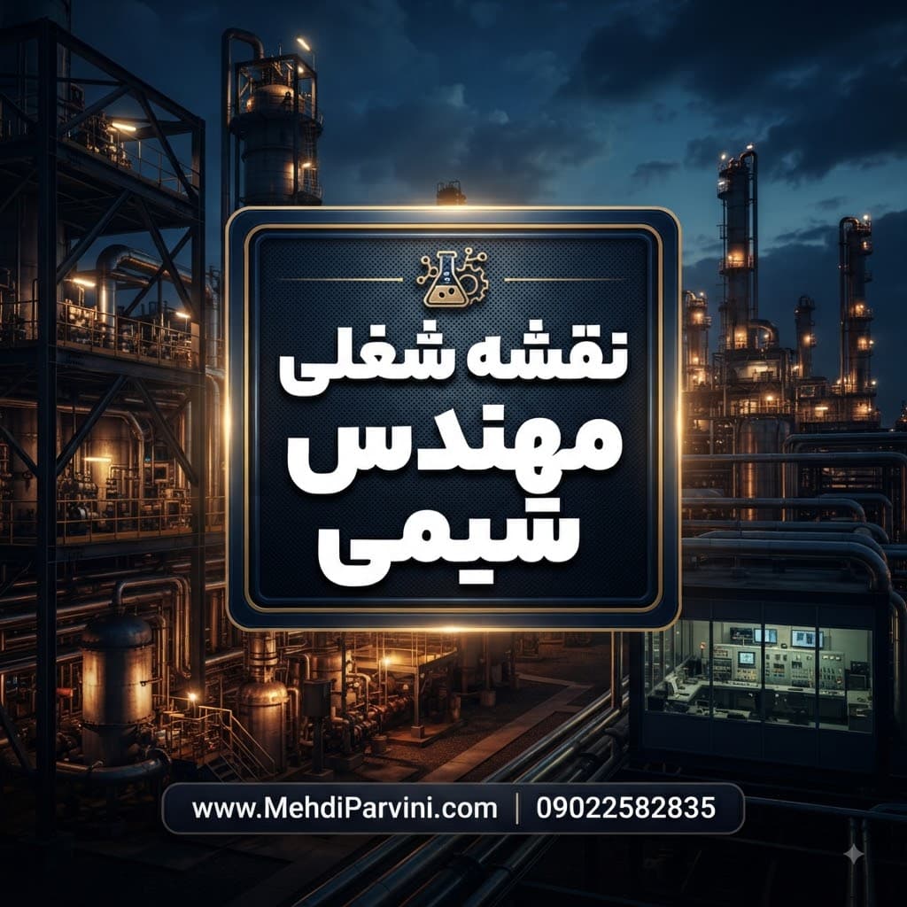 نقشه شغلی مهندس شیمی
