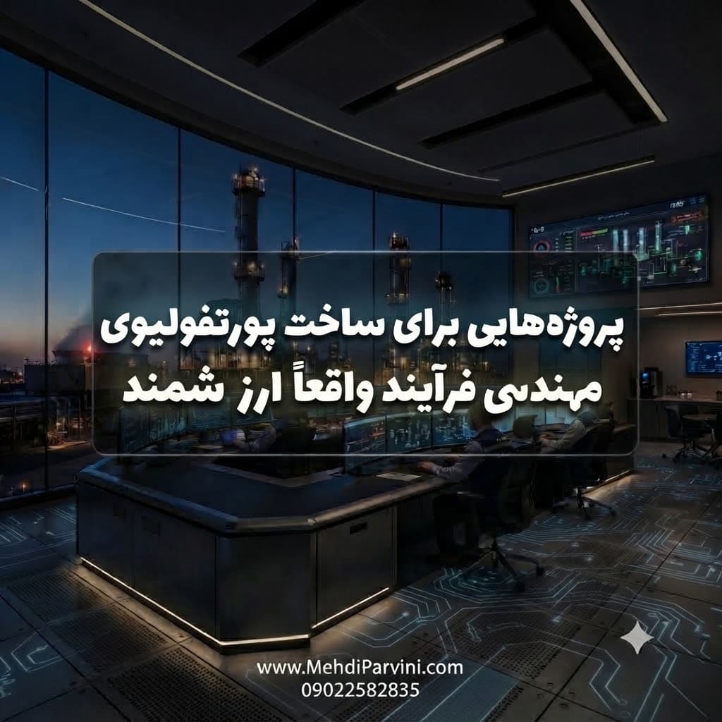 پروژه‌هایی برای ساخت پورتفولیوی مهندسی ایمنی فرآیند واقعاً ارزشمند
