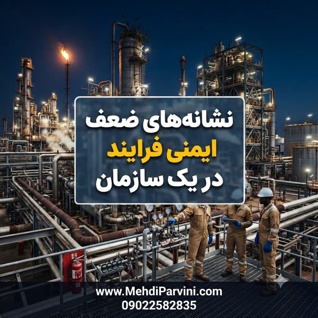 نشانه‌های ضعف ایمنی فرایند در یک سازمان