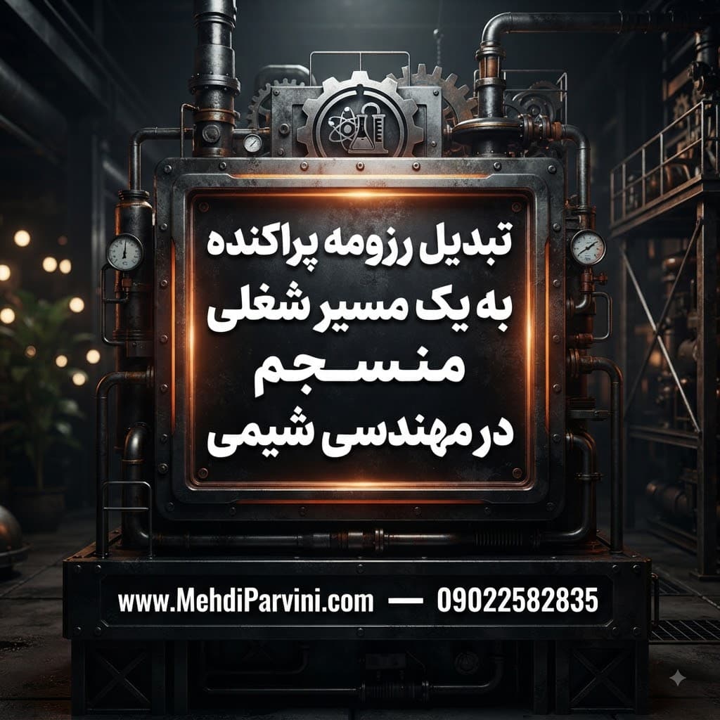 تبدیل رزومه پراکنده به یک مسیر شغلی منسجم در مهندسی شیمی