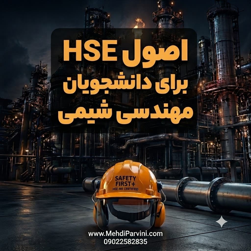 اصول HSE برای دانشجویان مهندسی شیمی