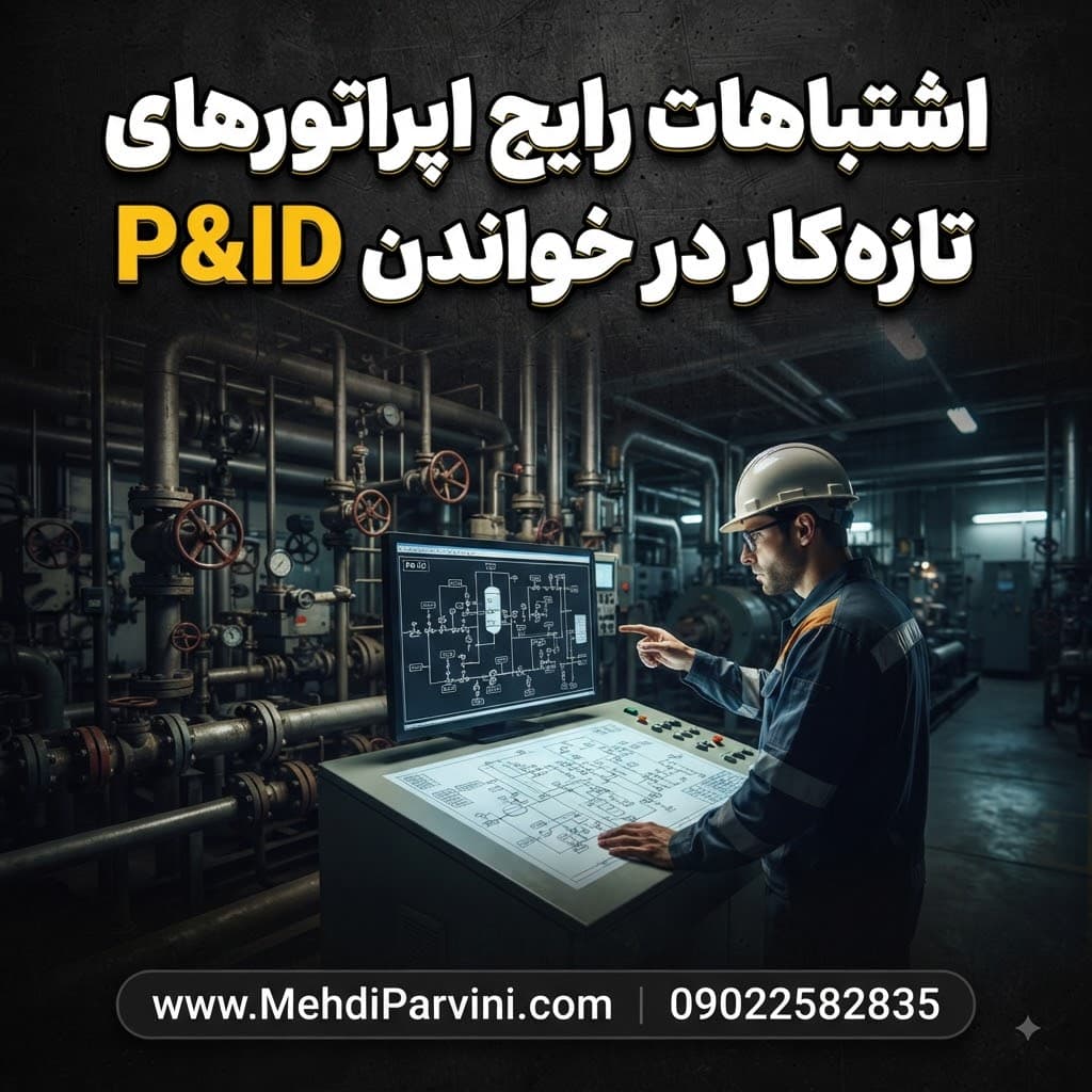 اشتباهات رایج اپراتورهای تازه‌کار در خواندن P&ID