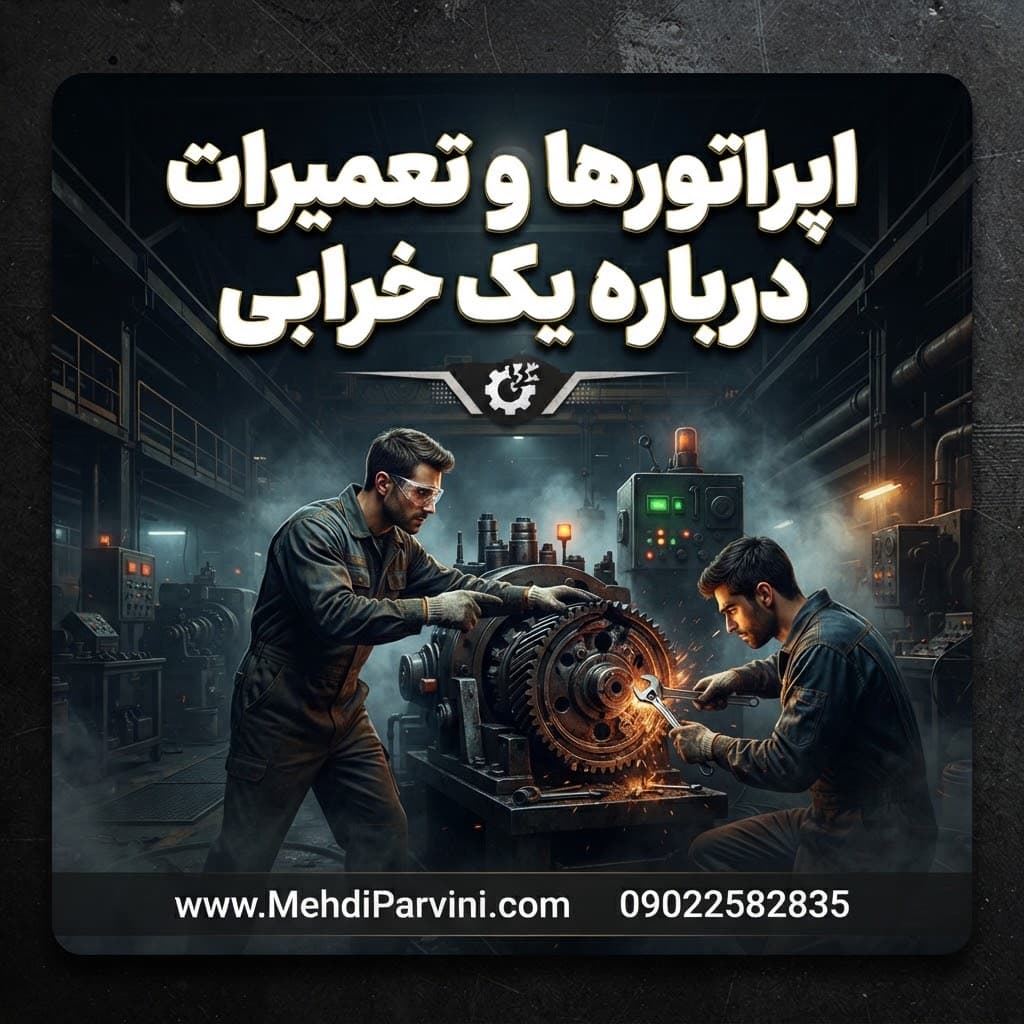 اپراتورها و تعمیرات درباره یک خرابی