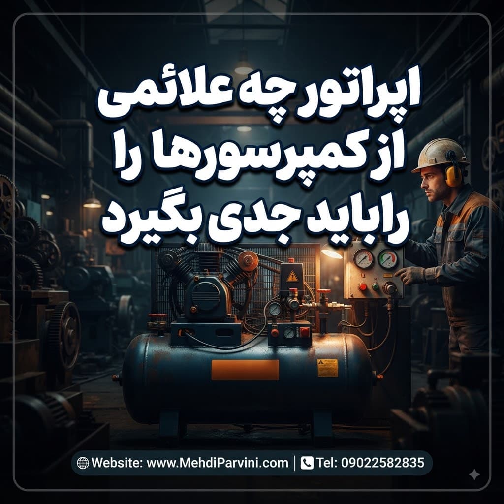 اپراتور چه علائمی از کمپرسورها را باید جدی بگیرد