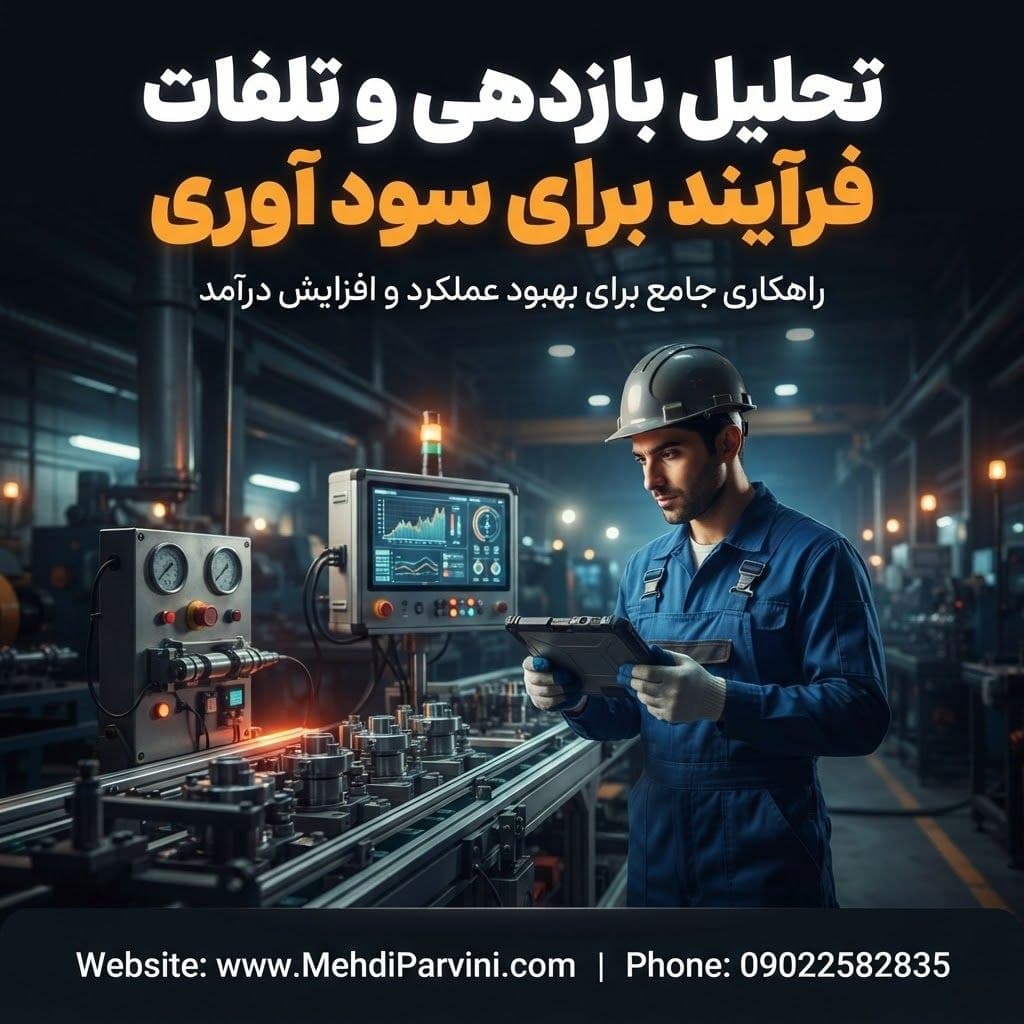 تحلیل بازدهی و تلفات فرآیند برای سودآوری