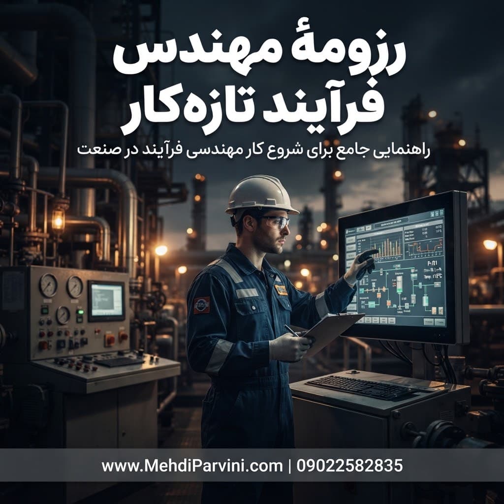 رزومه مهندس فرآیند تازه‌کار