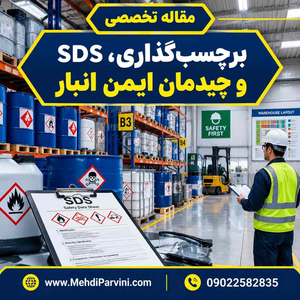 برچسب‌گذاری، SDS و چیدمان ایمن انبار