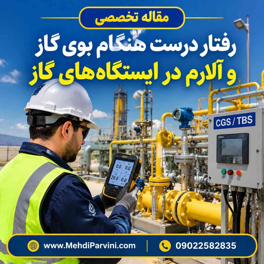 رفتار درست هنگام بوی گاز و آلارم در ایستگاه‌های گاز